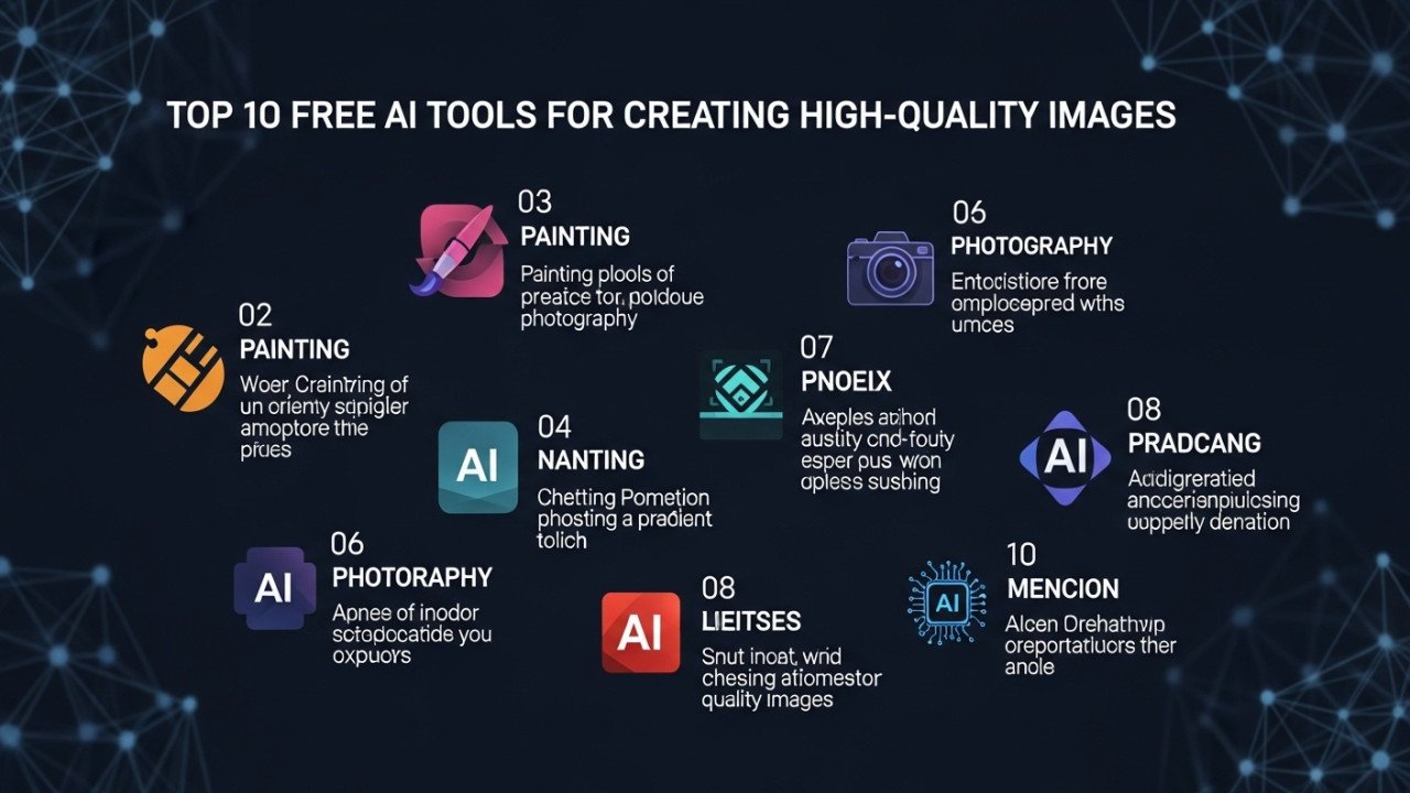 Top 10 Free AI Tools for Creating High-Quality Images