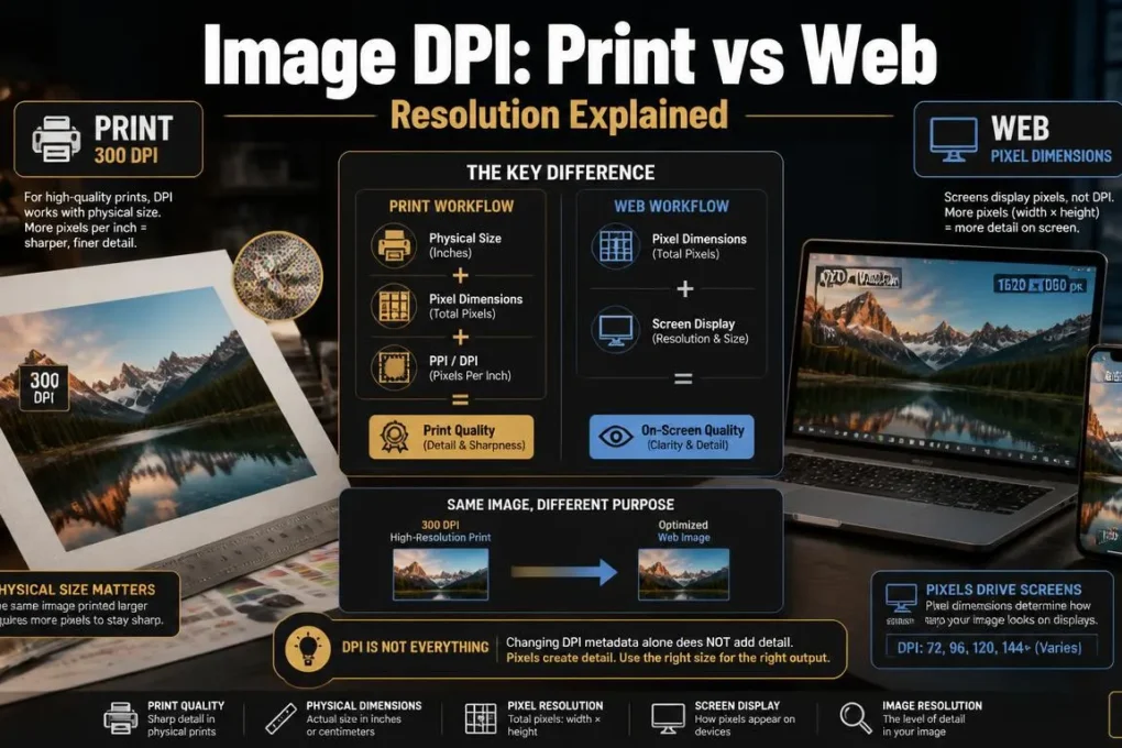 Image DPI for Print vs Web