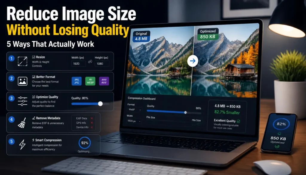 reduce image size without losing quality