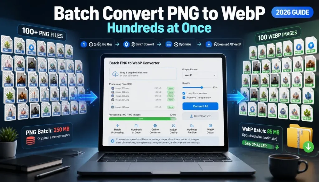 Batch Convert PNG to WebP