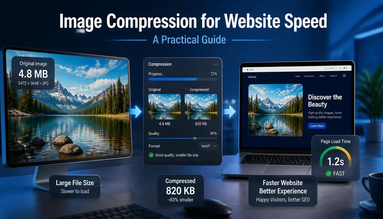 image compression for website speed