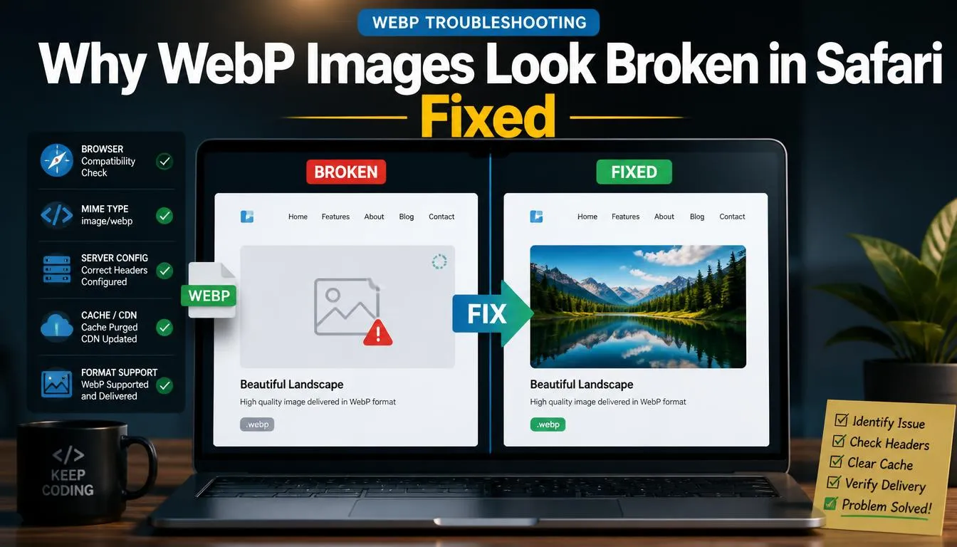 Why WebP Images Look Broken in Safari (Fixed)