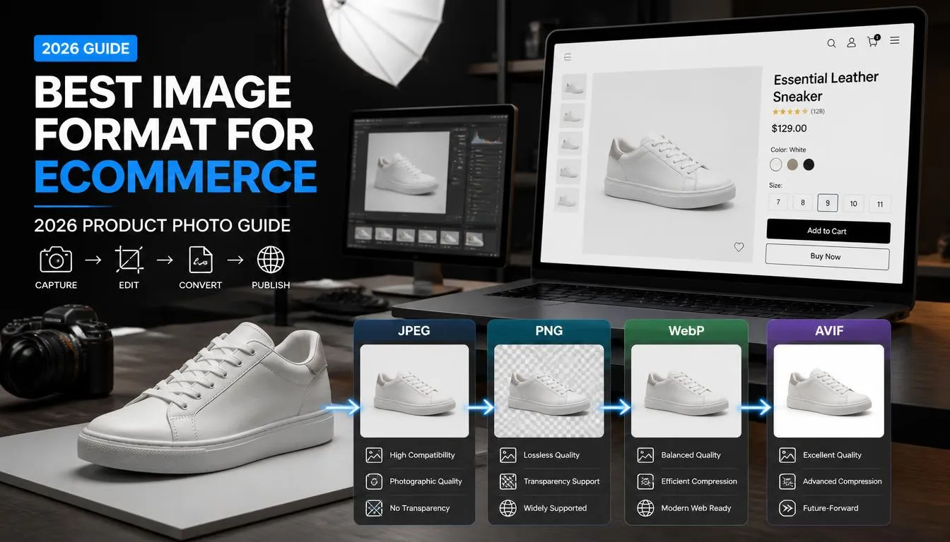 Best Image Format for Ecommerce: 2026 Product Photo Guide